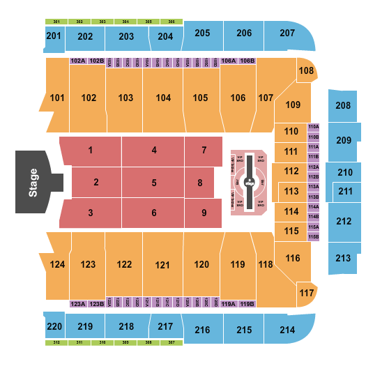 CFG Bank Arena Justin Timberlake Seating Chart